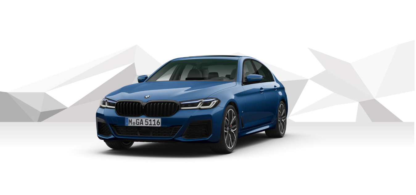 BMW M550i xDRIVE - modrá Phytonic Blue metalíza - autoibuy.com